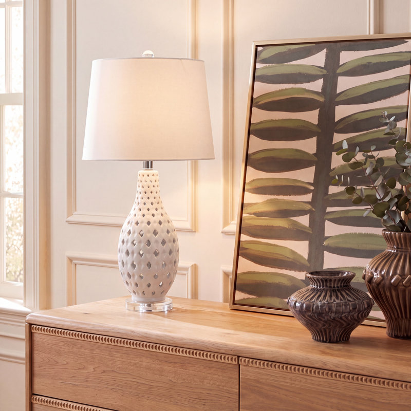 Adene Table Lamp, White