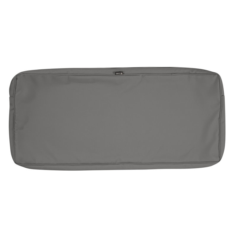 Ayvion Outdoor Bench Seat Cushion, 48" W x 18" D, Heather Fern