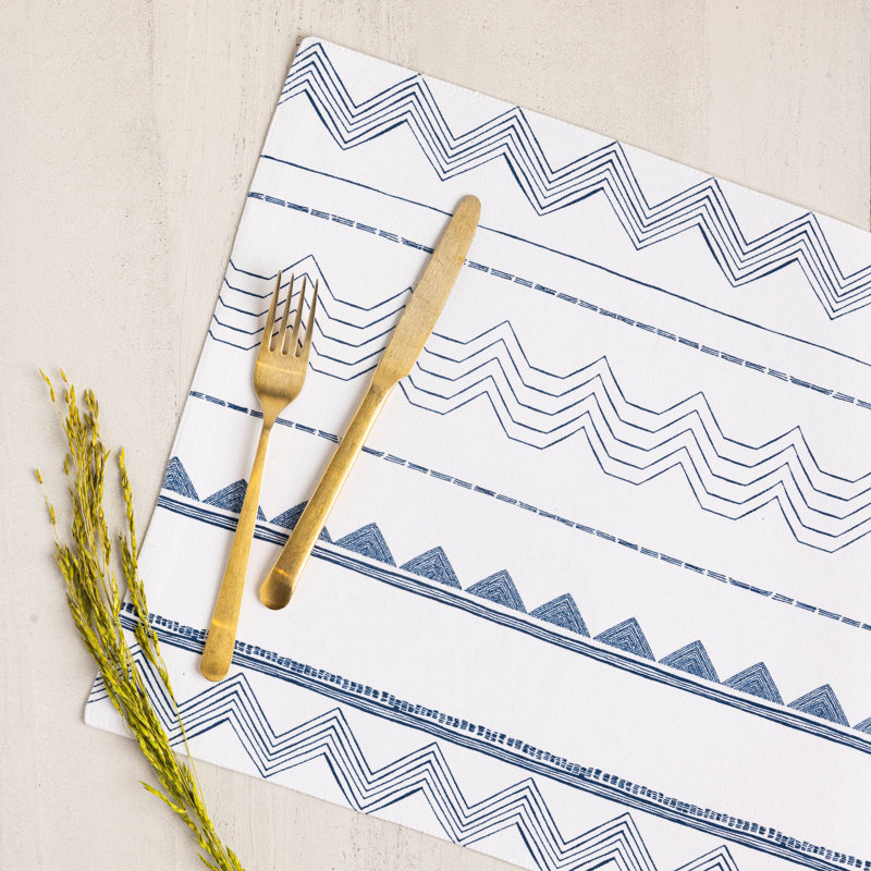 Esme Geometric Table Runnner