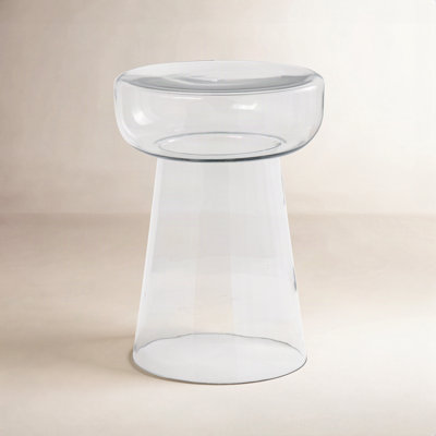 Maxxe Glass Top End Table