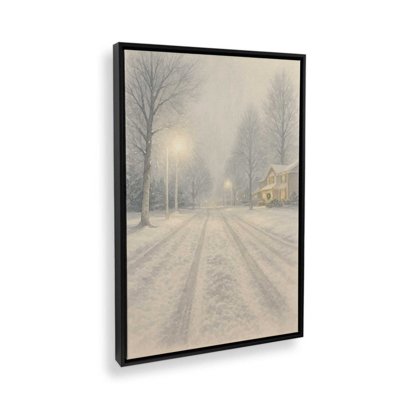 Silent Nightfall Canvas Art Print, 18.75" H x 12.75" W, Satin Black