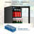 VUSHINE 60-Can Under Counter Beverage Refrigerator, 12" Slim Built-In or Freestanding Fridge, Round Handle
