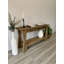 Console rustique en teck recyclé-105725672