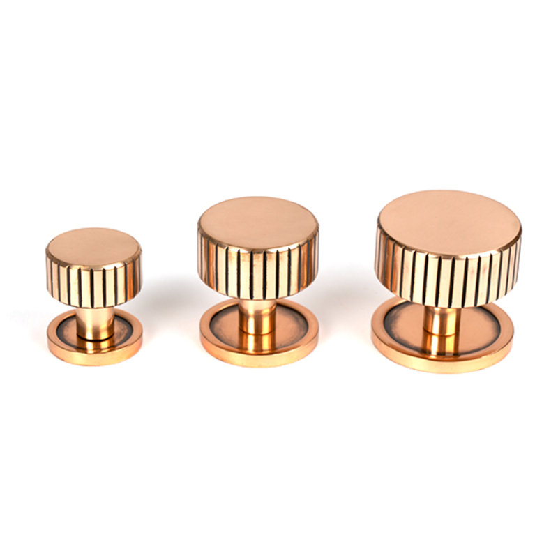 Matt Black Judd Cabinet Knob - 32Mm (Plain), 2.5 cm, Polished Bronze