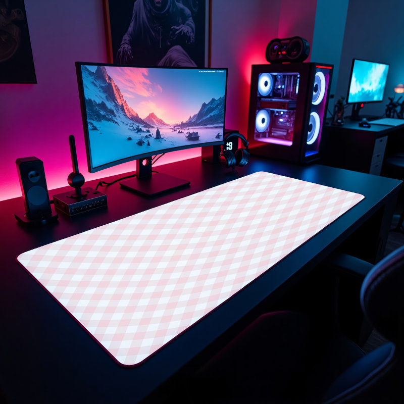 Polyester Desk Pad, 14.4x12.1