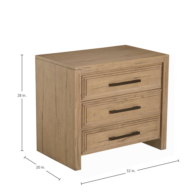 Wren Oak Wood Chest - Dawn