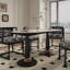 Table de salle à manger ovale L 62,99 po x l 32,28 po Treneice