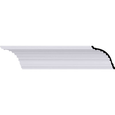 5 3/8"H x 5 3/8"P x 7 1/2"F x 94 1/2"L, Foster Cove Crown Moulding