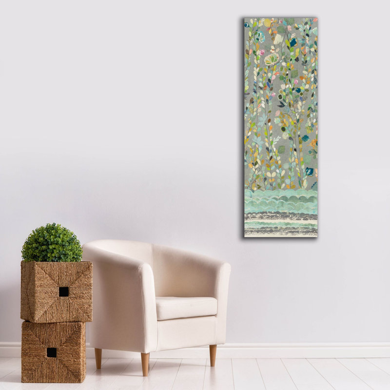 «Edge Of The Water» par Candra Boggs, art mural sur toile, H 60 po x l 20 po x P 1,5 po