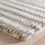 Tracks Grey Hand Loom Knotted Wool Rug-1730797345