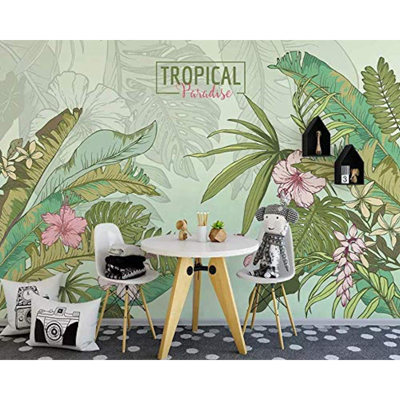 Rêve de la jungle, L 96 po x l 108 po