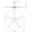 Maddox - Ventilateur de plafond à DEL 5 pales 52 po - Finition blanche-1704369111-1704369108