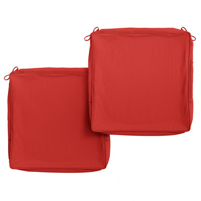 Housse de coussin extérieure antidérapante de 5 po avec poignée de transport portable.