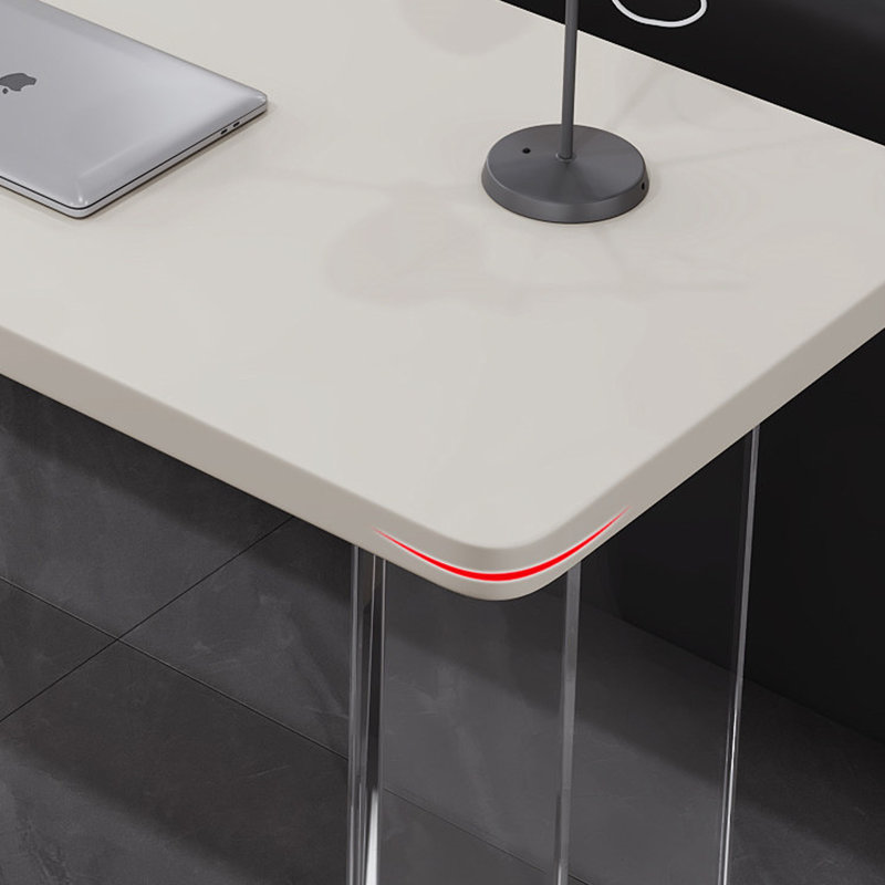 Bureau moderne et créatif en pin et acrylique, H 29,52 po x l 47,24 po x P 23,62 po
