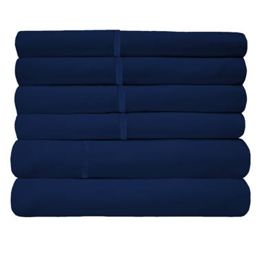 Pereira 6 Piece Jacquard Towel Set Alcott Hill Color: Navy