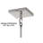 Gibsonton 6 - Light Dimmable Geometric Chandelier