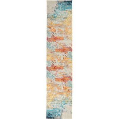 Adrihana Machine Woven Abstract Area Rug