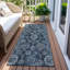 Tapis bleu marine en polyester tissé à la machine Malchow-95853509