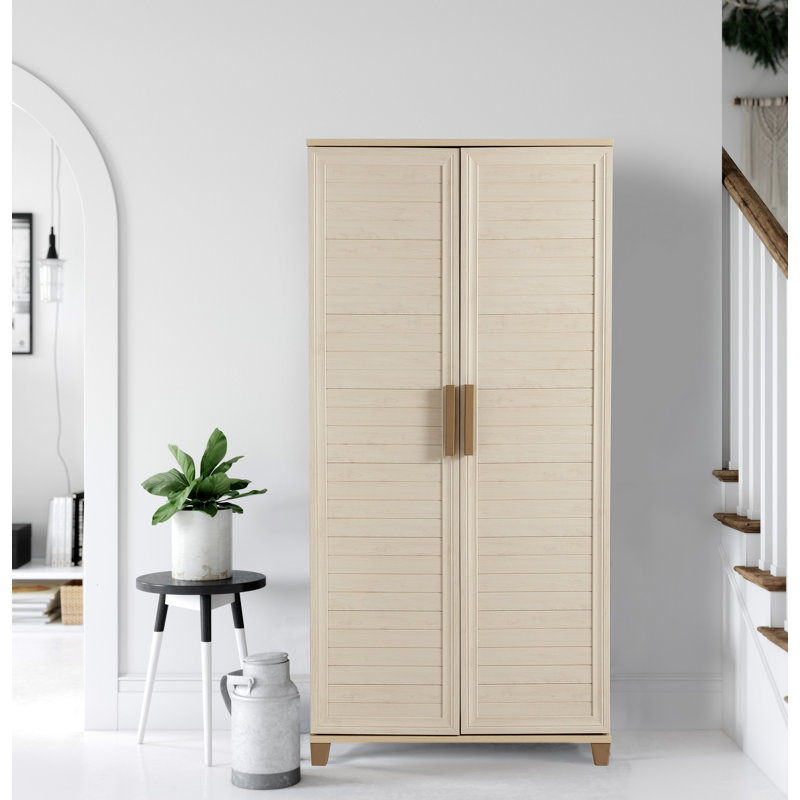 Rotman 2 -Door 6 -Shelf, White