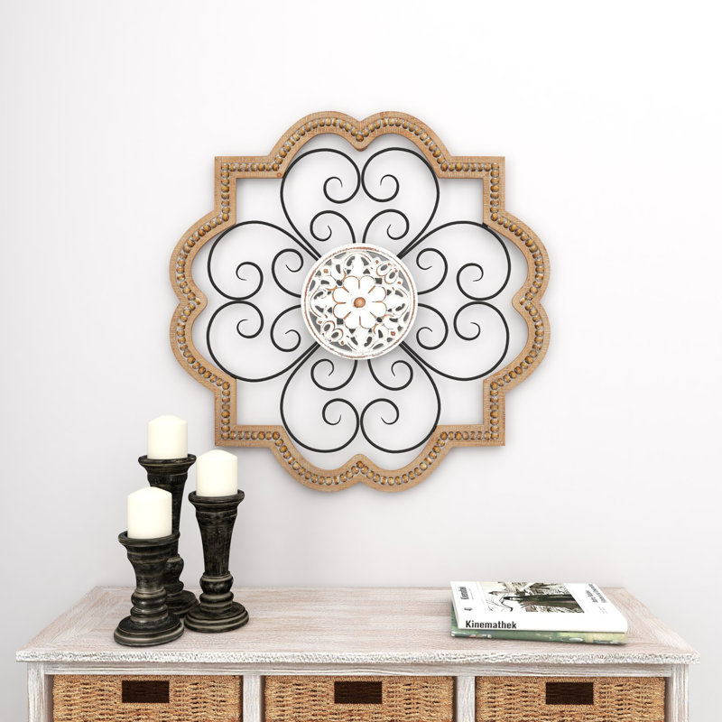 Farmhouse Abstract Wall Decor on Metal