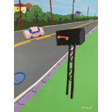 Mailbox On Lake Avenue Print by Sue Graef