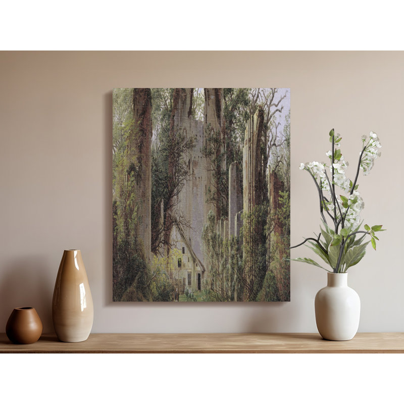 Ellerbe 1 Piece Wrapped Canvas Wall Art Set, 16x24