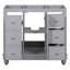Meuble-lavabo gris 36 po (lavabo non inclus)