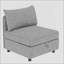Siège sans accoudoirs pour canapé modulaire modulaire, siège de canapé convertible avec rangement, ensemble de canapé modulaire canapé-lit, combinaisons modulaires flexibles en tissu pour le salon (2 pièces)-1514025156