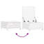 6 Piece Garden Sofa Set White Solid Wood Pine-95203761