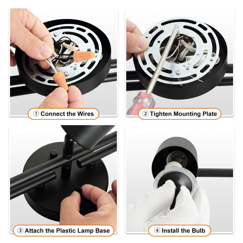 28.4'' 5 -Light Fixed Track Track Kit with Adjustable Head