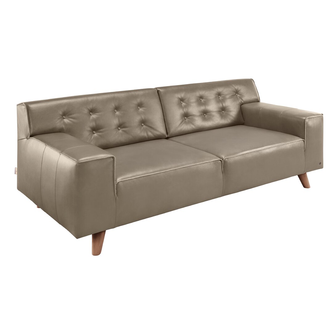 Zweiersofa Nordic Chic Sofa aus Echtleder