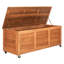 Outdoor Odette Eucalyptus Solid Wood Deck Box with Wheels-1177098665