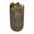 17" Gold Abstract Aluminum Table Vase