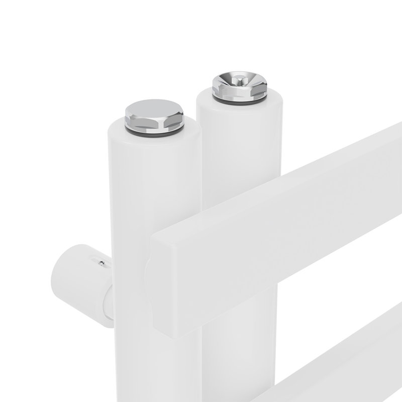 Briac Designer Towel Rail Heated Towel Rails, White