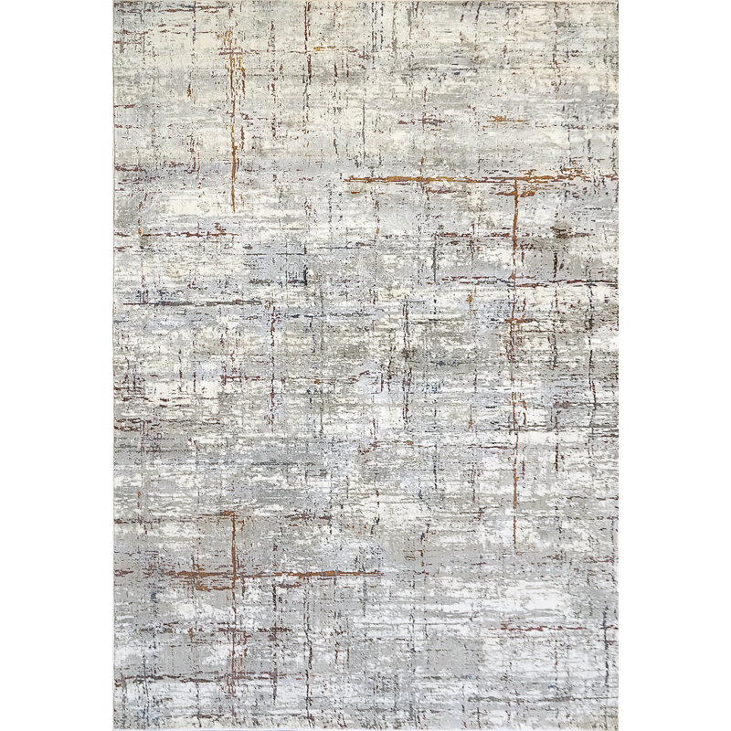Tapis ivoire / rouge Salma, Rectangle 3 pi 11 po x 5 pi 7 po