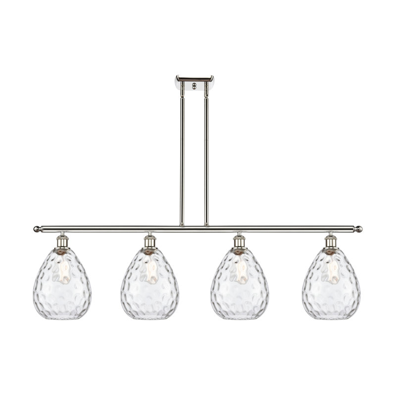 Jaron 4 - Light Kitchen Island Pendant, No Bulb Included, Polished Nickel