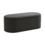 Rangement rembourré noir de 40 pouces - Banc en tissu pour la chambre à coucher, le salon, rehaussant l'apparence de la pièce-857089109