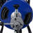 Commercial Sewer Snake Drill Drain Auger Cleaner Cable 60-Feet Long 1/2" (4)-Cutter Set & Foot Switch With Wheel
