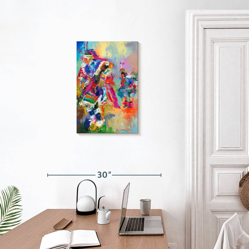 Pow Wow, 24" H x 16" W