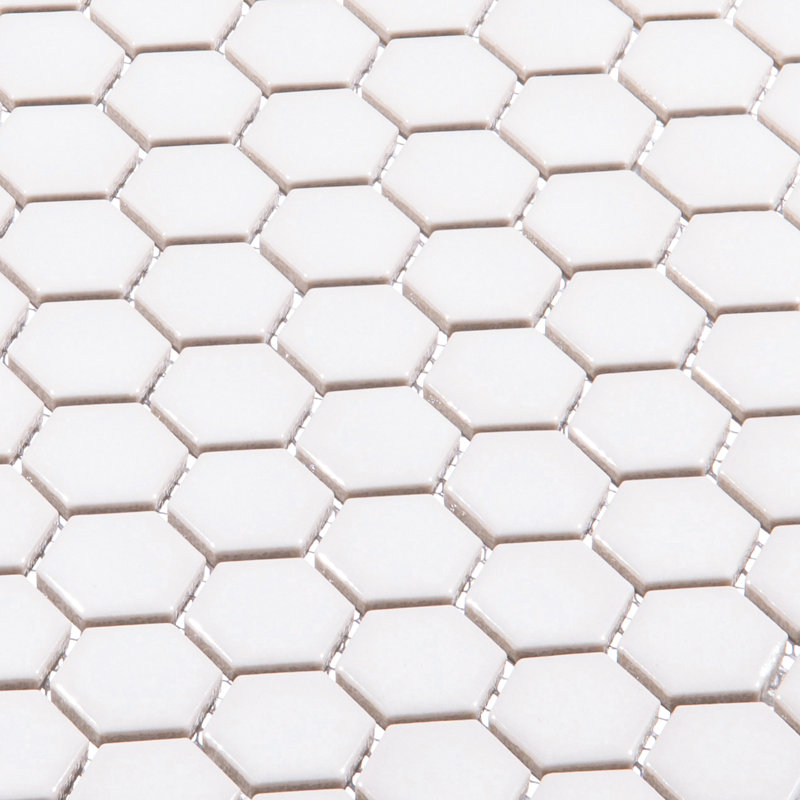 Stylish- Suave 3/4" Straight Edge Porcelain Honeycomb Hexagon Wall & Floor Tile, Carmillo