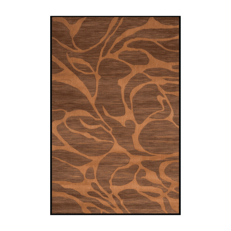 Tapis abstrait lavable à la machine
