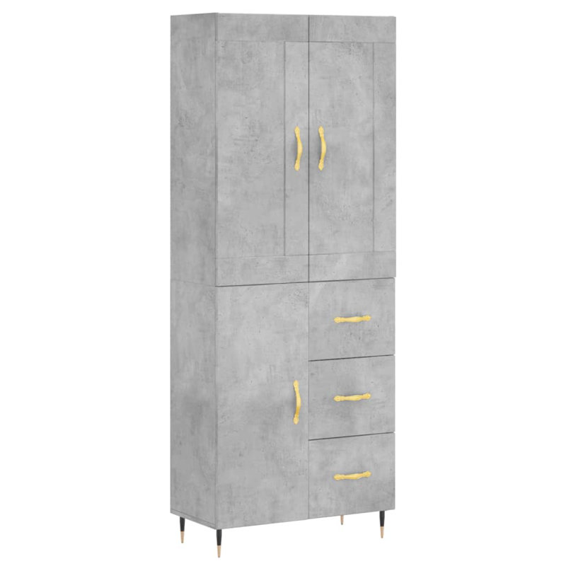Turien 69.5cm Sideboard, Concrete Grey