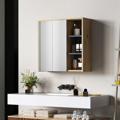 W H Medicine Cabinet Mirror
