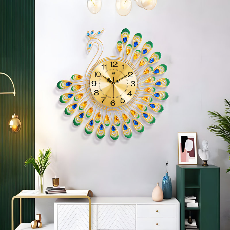 Modern Creative Home Clock Wall Clock Living Room European Simple Personality Art Clock Decoration