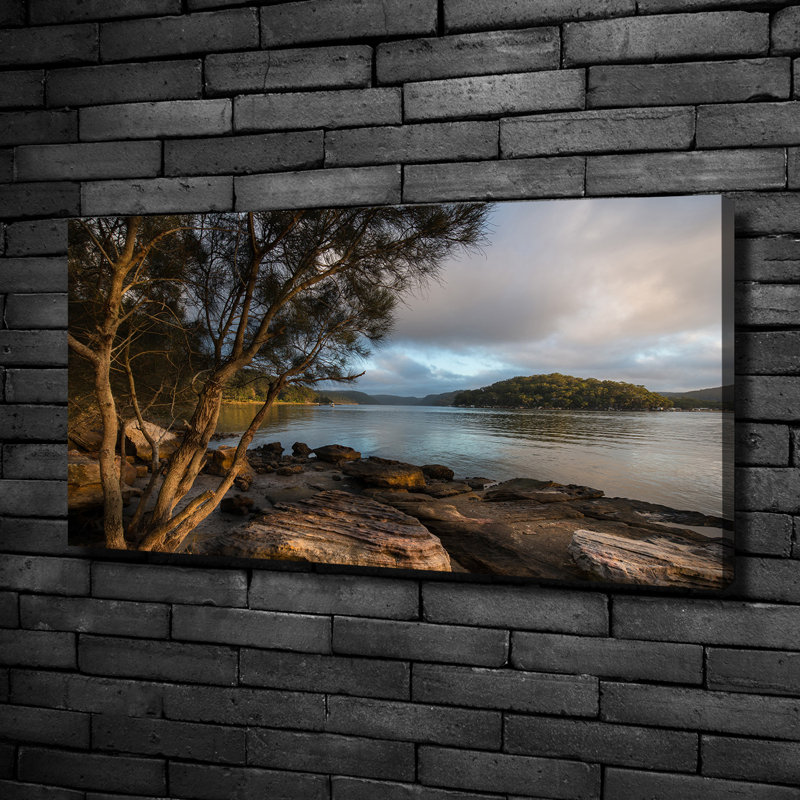 Tree By The River - Wrapped Canvas Print