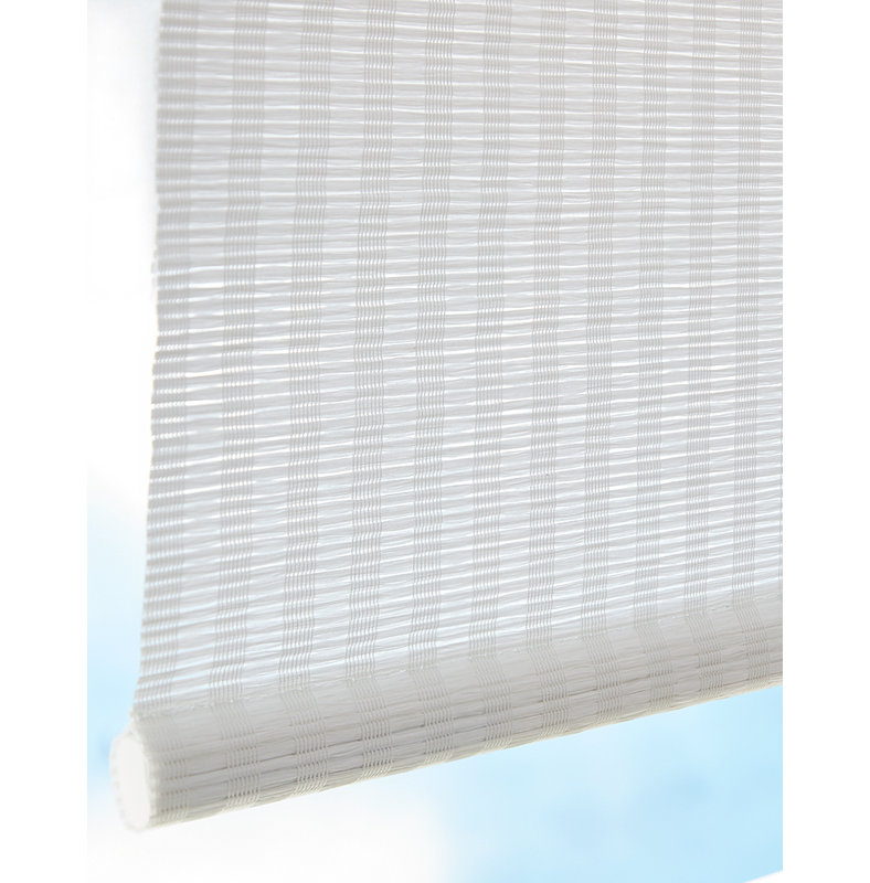 Semi Sheer Paper Roller Shade, White