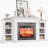 Aalieyah 72" W Electric Fireplace-1633644658