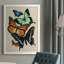«Ellzey Collage Butterflies I», reproduction d'art sur toile-88378484-88378485