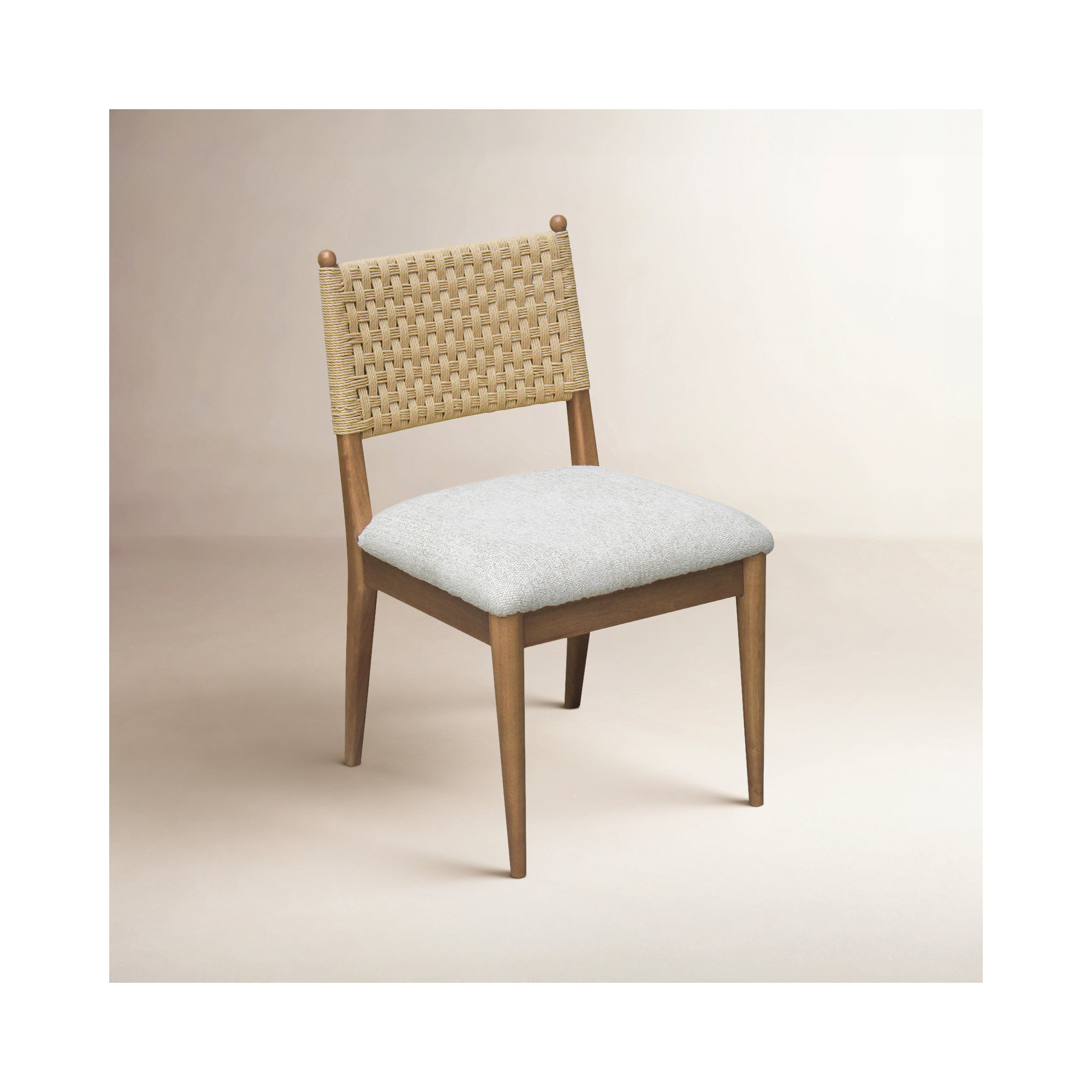 August Woven Back Chair