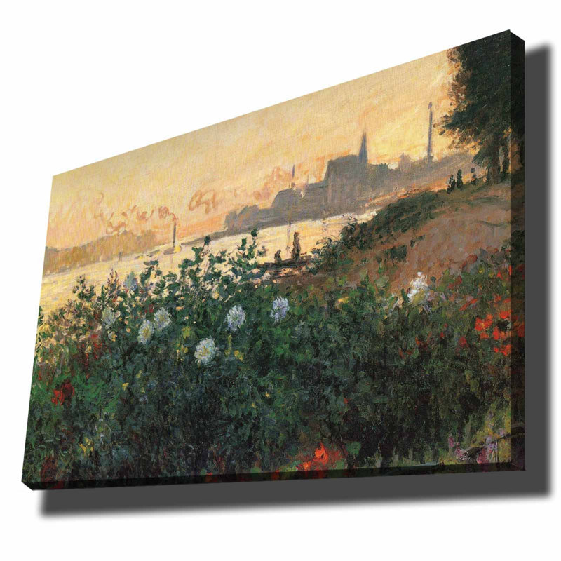 Claude Monet - peinture sur toile tendue